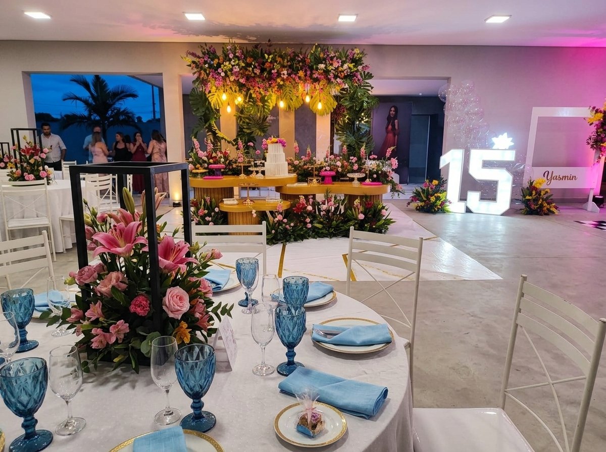 Festa de 15 anos no Espaço Berté