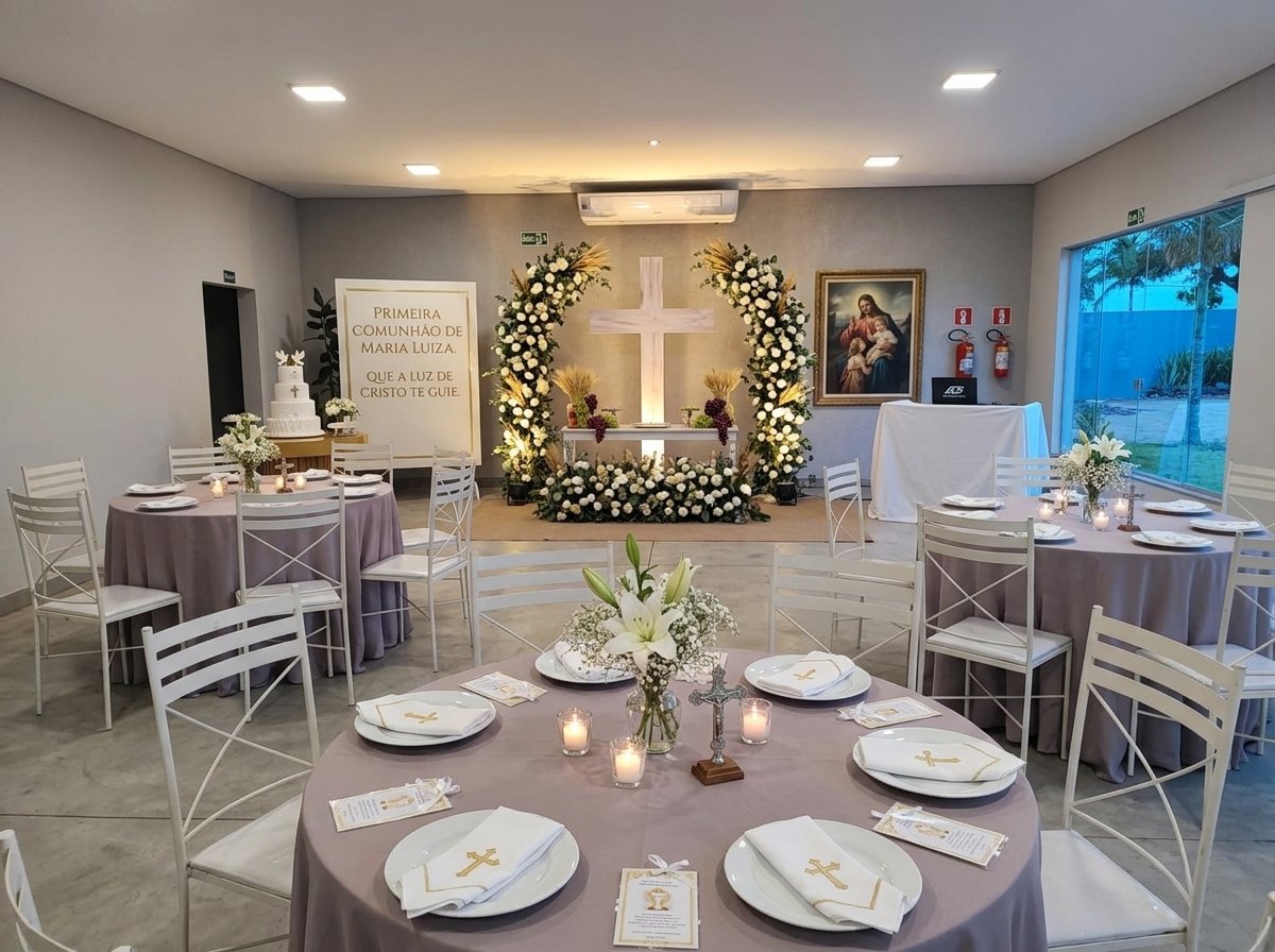 Evento religioso no Espaço Berté